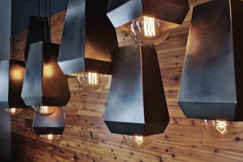 Glimmer of Hope Pendant | Pendants by John Beck Steel. Item made of steel works with contemporary & industrial style