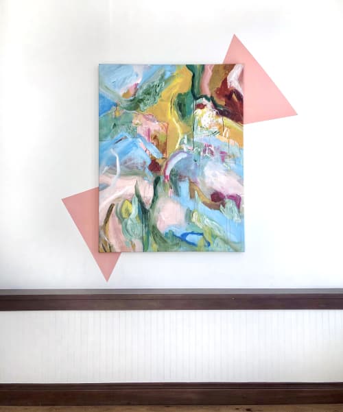 Serenade VI | Oil And Acrylic Painting in Paintings by Elisa Gomez Art | Old Masonic Hall in Breckenridge. Item composed of canvas and synthetic