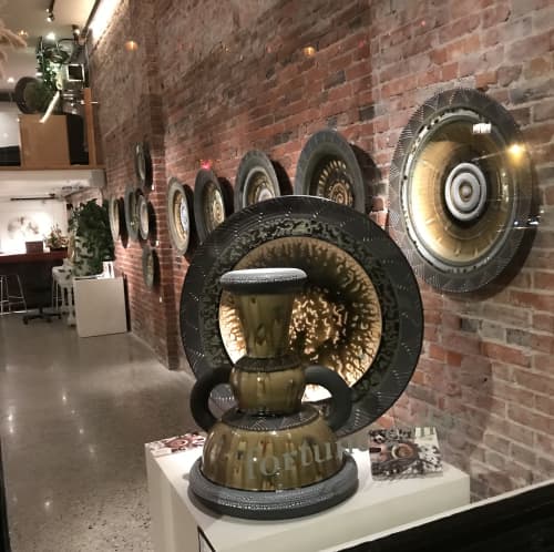 Atropos | Wall Sculpture in Wall Hangings by Peter Flanagan. Item composed of ceramic