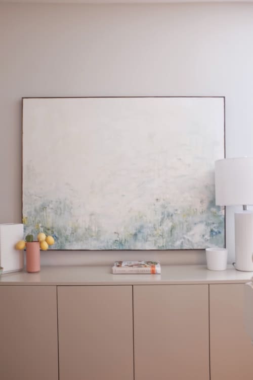 Untitled No. 21 | Oil And Acrylic Painting in Paintings by Emily Tingey. Item made of canvas with synthetic