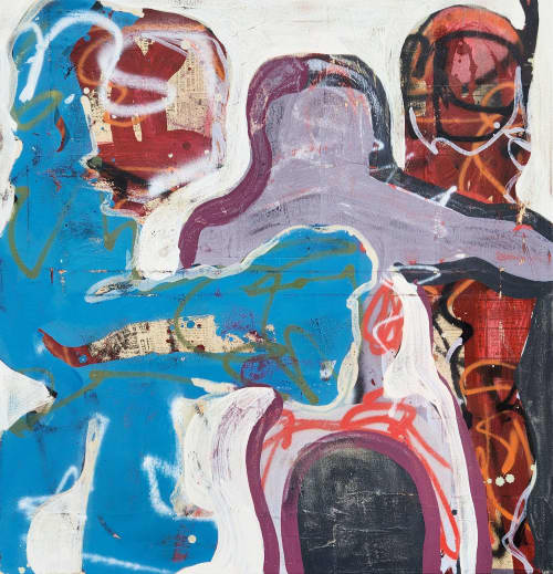 Beware of the Seven Gates | Mixed Media in Paintings by Dale Voelker