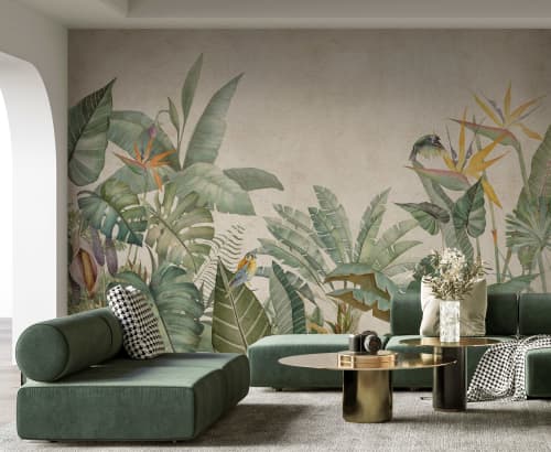 Handcrafted textured wallpaper - SH15 | Wall Treatments by Affreschi & Affreschi. Item composed of paper in contemporary or mediterranean style