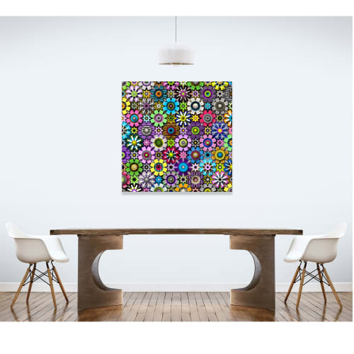 Octolux I | Mixed Media by Andrew Reach | Gordon Square Arts District in Cleveland. Item compatible with contemporary style