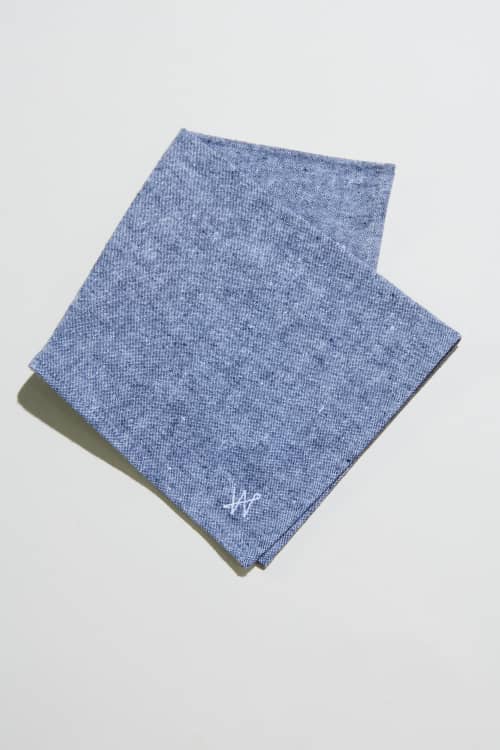 Reclaimed Denim Napkins | Linens & Bedding by ATELIER SAUCIER | west~bourne in New York. Item composed of fabric