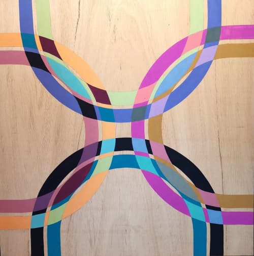 Bring It | Oil And Acrylic Painting in Paintings by Jaime J. Brown. Item composed of wood and synthetic