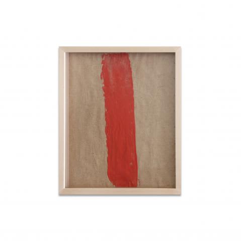 Etnografica Rosso III | Mixed Media by Kim Fonder. Item made of paper & synthetic