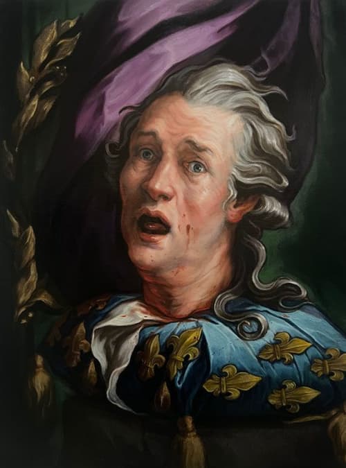 King Louis XVI | Oil And Acrylic Painting in Paintings by CP Weyant. Item composed of canvas and synthetic