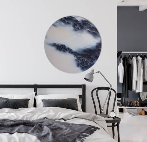 Something in the wind | Mixed Media by Francesca Borgo. Item composed of canvas in minimalism or contemporary style