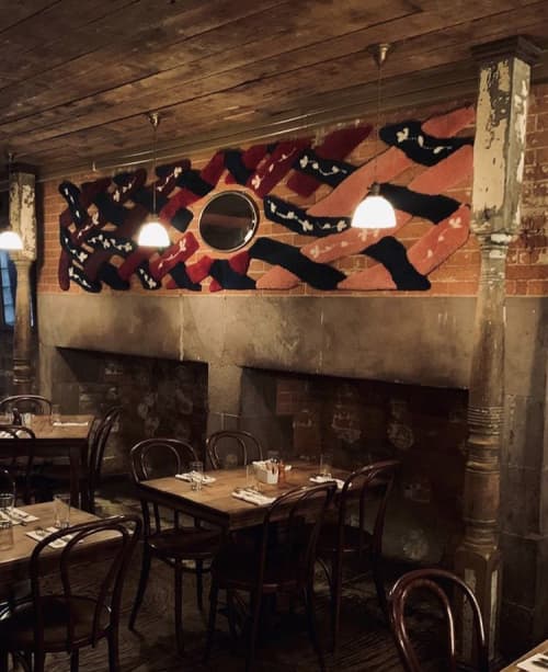 Tufted Wall Hanging | Wall Sculpture in Wall Hangings by Sam Crow Rugs | The Smile in New York