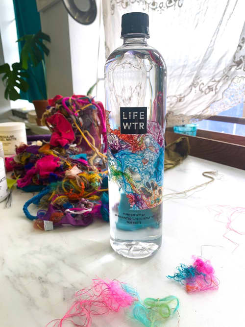 Bottle Design for LIFEWTR | Ornament in Decorative Objects by Emma Balder. Item made of synthetic