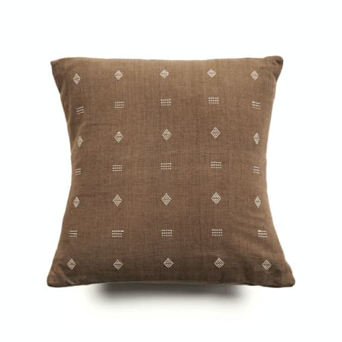 Nira Choco Handloom Pillow by Studio Variously Wescover Pillows