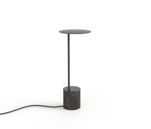 millelumen circles table | Table Lamp in Lamps by Millelumen. Item made of aluminum with marble