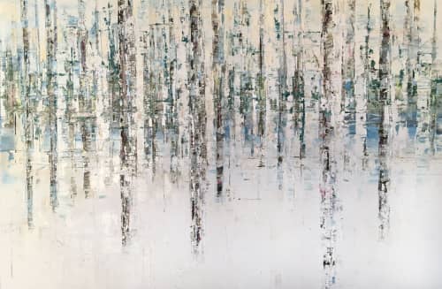 Winter Palace | Oil And Acrylic Painting in Paintings by Stephanie Thwaites Art. Item made of wood with synthetic