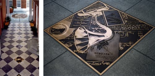 Edison Inset Series | Sculptures by Gregg LeFevre | Thomas Edison State University in Trenton