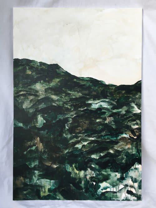 "Huron" | Oil And Acrylic Painting in Paintings by Emily Tingey. Item made of canvas