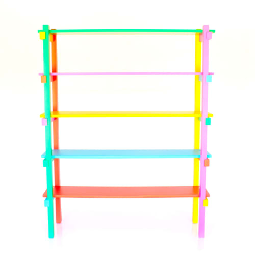 Flatpack Milano Shelf | Book Case in Storage by Greg Palombo. Item made of wood compatible with boho and contemporary style