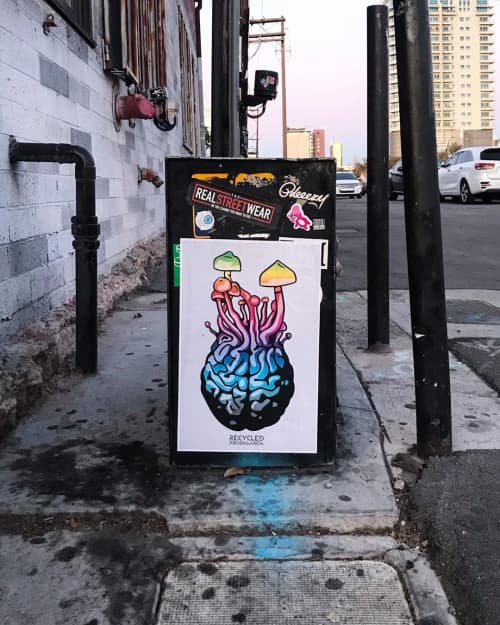 Change your mind | Street Murals by Recycled Propaganda