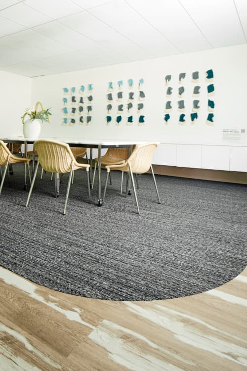 Whimsical Waves @ Interface showroom Showroom/ Neocon2024 | Sculptures by YASHI DESIGNS | Interface Showroom in Chicago. Item composed of cotton in minimalism or contemporary style