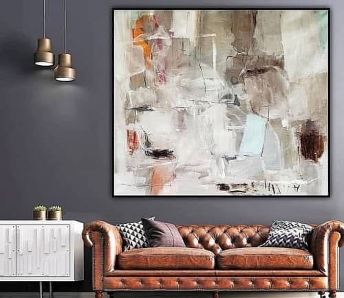Stage fright | Oil And Acrylic Painting in Paintings by Wendy McWilliams. Item composed of synthetic