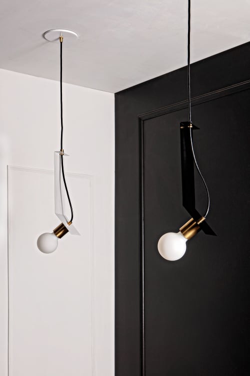 You Pendant | Pendants by John Beck Steel. Item composed of steel compatible with contemporary and eclectic & maximalism style