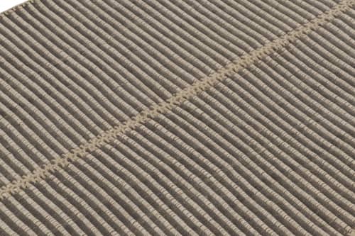 Rug & Kilim’s Accent Kilim, Square Rug in Textural White | Area Rug in Rugs by Rug and Kilim
