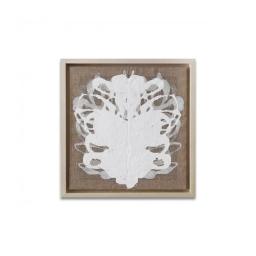 Rorschach XI | Oil And Acrylic Painting in Paintings by Kim Fonder. Item composed of fabric & synthetic