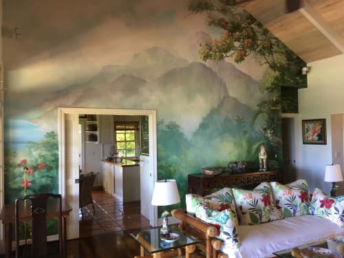 Vanishing Paradise mural | Murals by Medusa Studio. Item composed of synthetic
