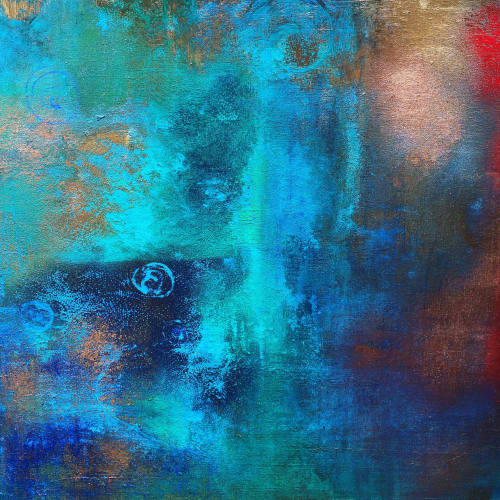 It's Complicated | Oil And Acrylic Painting in Paintings by Eleanor McKnight. Item made of canvas with synthetic