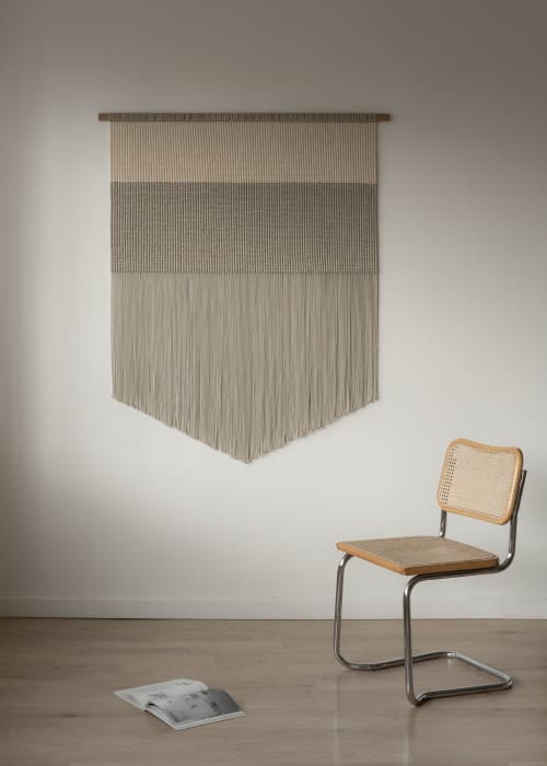 EARTH large tapestry | Wall Hangings by Versh Gallery. Item composed of cotton compatible with contemporary and japandi style