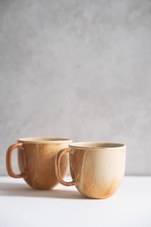Beige Matte Stoneware Coffee Mug | Drinkware by Creating Comfort Lab