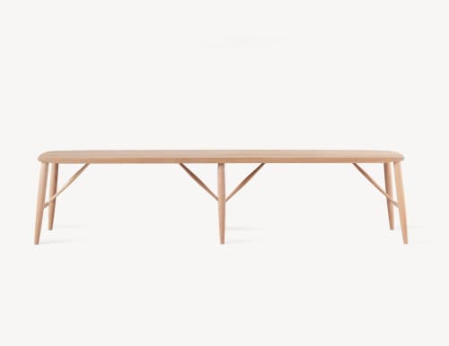 Adelaide 72" Bench | Benches & Ottomans by Coolican & Company. Item made of wood