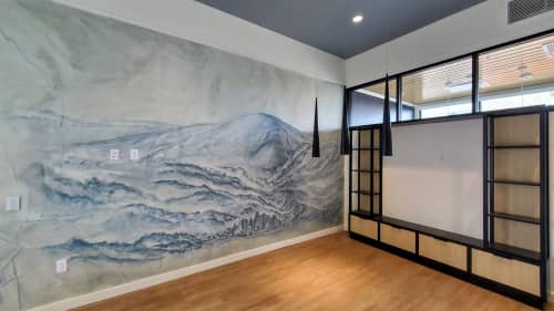 West Look Living - Sierra's to the City | Murals by J.Charboneau | Westlook Apartments in Reno. Item made of synthetic