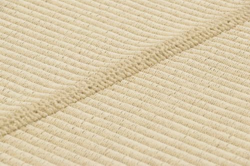 Rug & Kilim’s Contemporary Kilim in Beige and Cream White | Area Rug in Rugs by Rug and Kilim