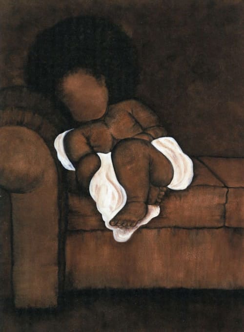 Baby Boy (Special Edition Print) | Prints by LaShonda Scott Robinson. Item composed of paper in contemporary or traditional style