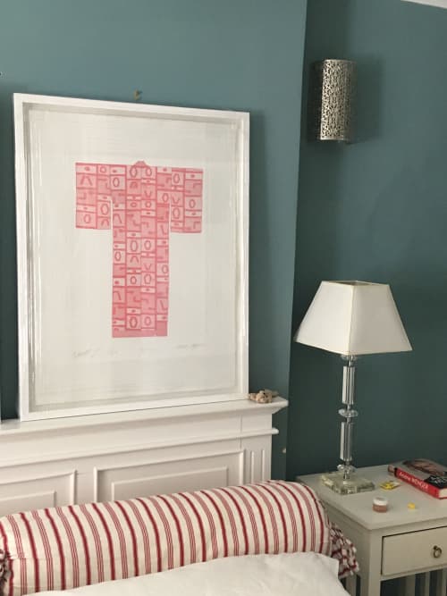 Kyoto 11 Pink | Prints by Anna Toppin. Item composed of paper