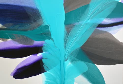 Feel the Thunder | Oil And Acrylic Painting in Paintings by Vicki McFarland ART. Item composed of synthetic