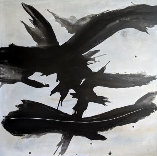Water #9 and #10 | Paintings by Emilie Heurtevent