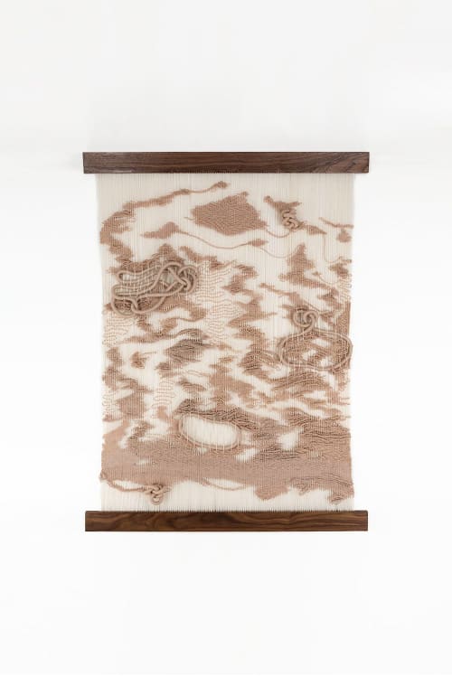Terrain | Tapestry in Wall Hangings by Renata Daina. Item composed of fiber compatible with boho and minimalism style