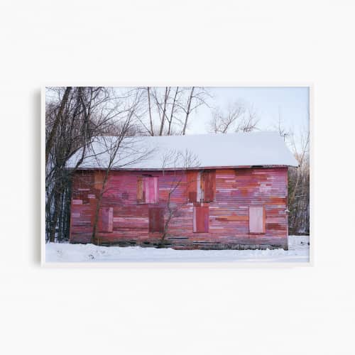 'Artful Barn' Photograph, Rural Massachusetts New England | Photography by PappasBland. Item composed of paper in contemporary or country & farmhouse style