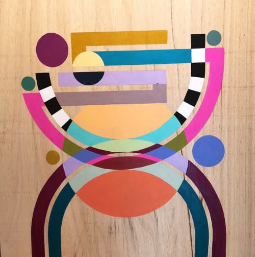 Top Notch | Oil And Acrylic Painting in Paintings by Jaime J. Brown. Item composed of wood and synthetic