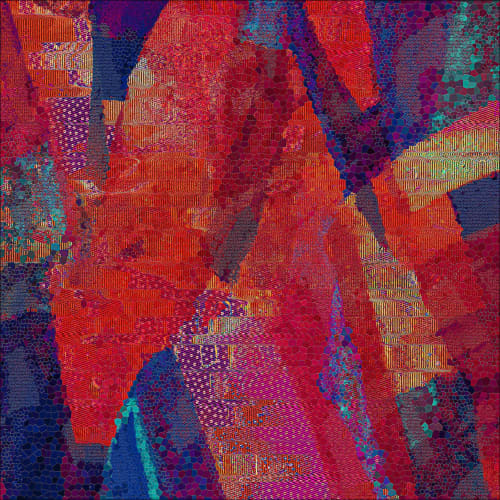 Fireworks | Prints in Paintings by ARTATAK. Item composed of canvas and paper in contemporary or eclectic & maximalism style