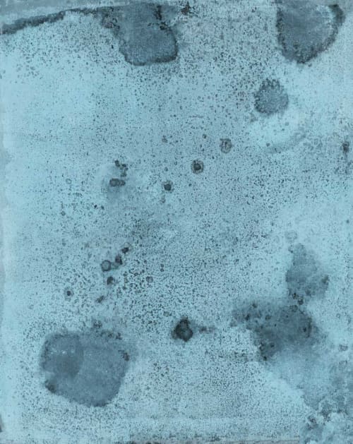 Something Blue-4BL Canvas Print | Prints in Paintings by MELISSA RENEE fieryfordeepblue  Art & Design. Item made of canvas works with boho & contemporary style