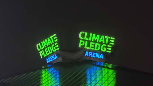 Climate Pledge Arena | Signage by Jones Sign Company | Climate Pledge Arena in Seattle