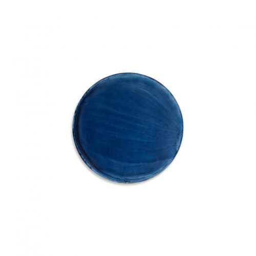 MATTE INDIGO ORB | Mixed Media by Kim Fonder