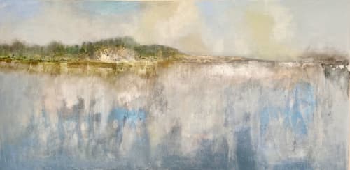 Tonal Blues | Mixed Media in Paintings by Lori Sperier Art. Item in contemporary or coastal style