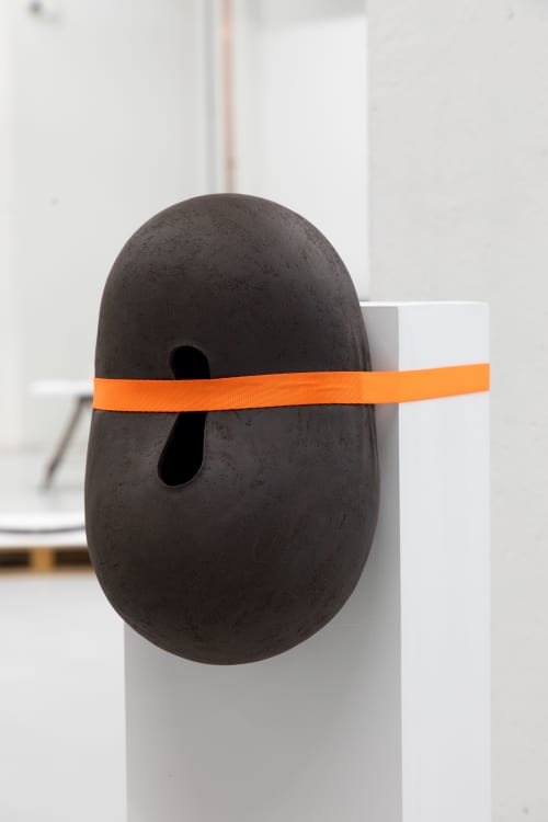 Movement Phase 3 - Forced Ceramic Wall Sculpture Vessel | Wall Hangings by Catalin Filip. Item made of canvas with ceramic works with contemporary & eclectic & maximalism style