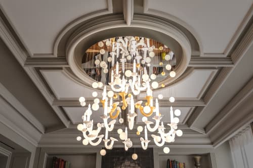 Le Merveilleux at Maison Nouvelle, Chef Etchebest Restaurant | Chandeliers by Beau&Bien | Bordeaux Invest in Bordeaux