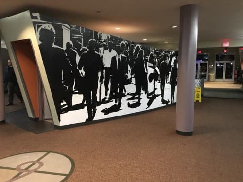 Interior Mural | Murals by Mario M. Muller | Baxter Avenue Theatres in Louisville. Item composed of synthetic