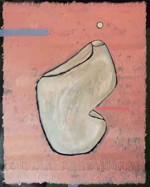 The chunk | Oil And Acrylic Painting in Paintings by Chaewon Kim | Toronto in Toronto. Item made of canvas with synthetic
