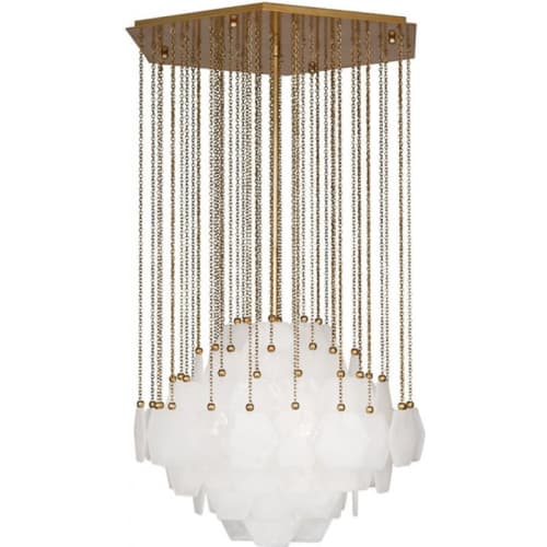 SJ2088 VIENNA CHANDELIER | Chandeliers by alanmizrahilighting | New York in New York. Item made of brass with glass